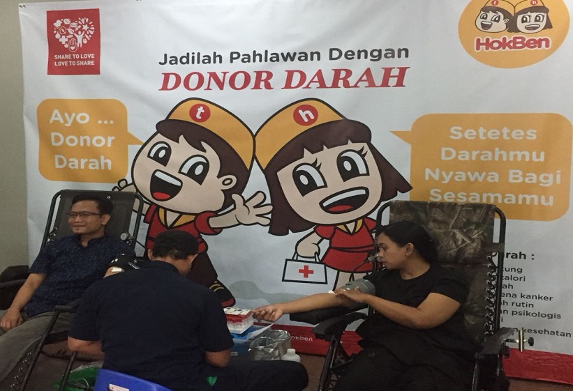 Donor Darah Karyawan HokBen